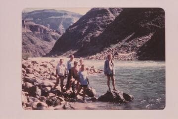 The family of Hal and Dee Dubendorff at Dubendorff Rapid:  Dee, Hal, Carol (12), Bruce (19) and John (20)