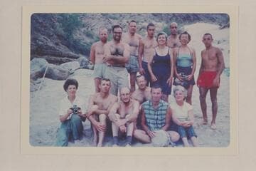 Gay Staveley's "Mexican Hat Expeditions" party in the lower part of the Grand Canyon