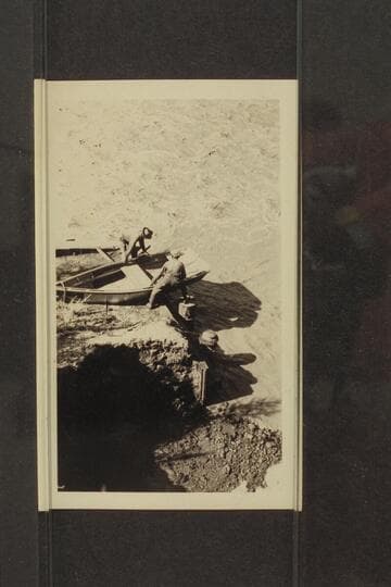 Launching boat after the portage at Rositos