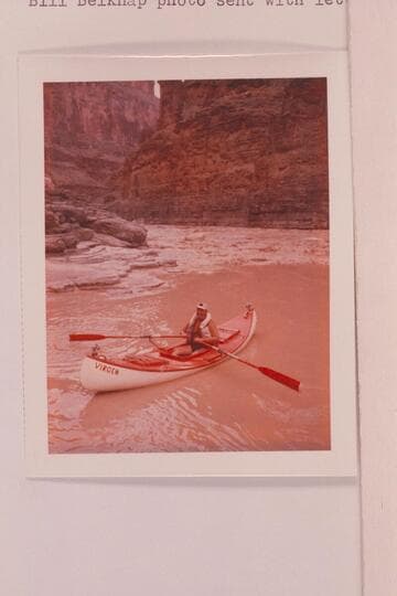Ron Smith's river canoe used in the Grand Canyon