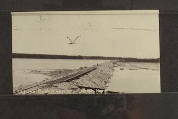 The Dam across Bee River which turned the Colorado away from Imperial Valley