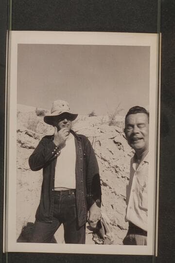 Bill Belknap and Chuck Richey; Sandy Point, Lake Mead