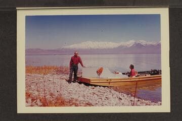 Joe Lyon (?) shallow draft inboard motorboat