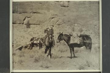 The Armsby party enroute to Rainbow Bridge with the plaque
