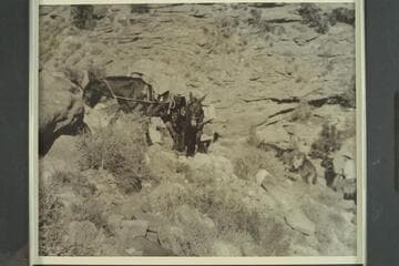 The Armsby party enroute to Rainbow Bridge with the plaque