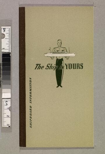 The ship is yours: shipboard information