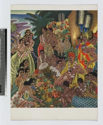 Dinner aboard the S.S. Lurline menu