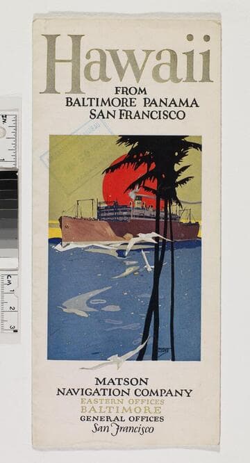 Hawaii from Baltimore - Panama - San Francisco