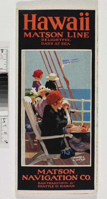 Hawaii Matson line : delightful days at sea