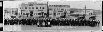Closing of Fleet Mission, San Pedro, Los Angeles. February, 1925