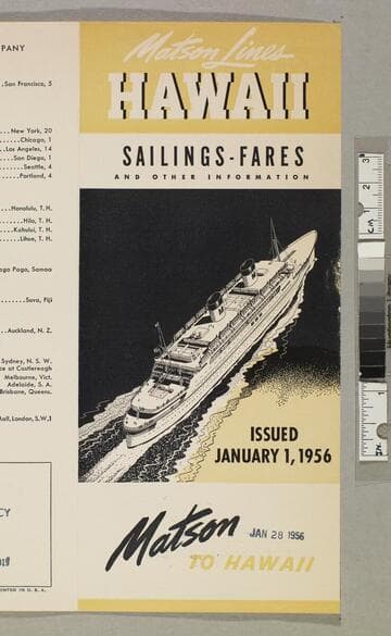 Hawaii sailings - fares and other information