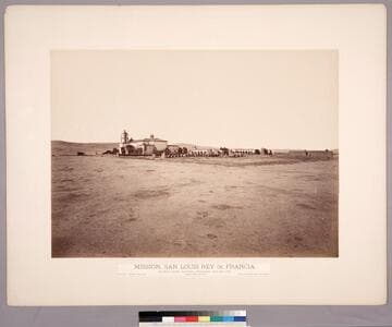 Mission, San Louis Rey de Francia. / San Diego County, California, Established June 13th, 1798. From the North