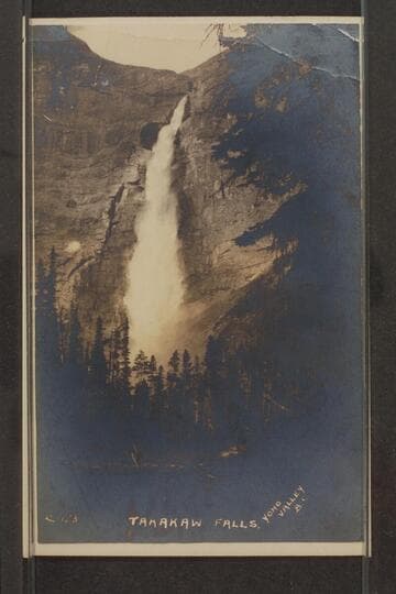 [from Otis Marston to Miss Merle Marston, 1916, Sep. 14] Tarakaw Falls, Yoho Valley, B.C