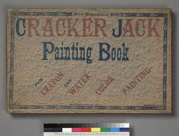 Cracker Jack Painting and Drawing Book for Crayon and Water Color Painting