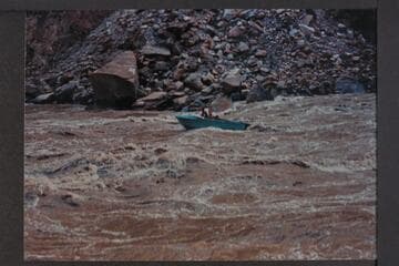 Harris-Brennan boat in lower end of 22.  Sliced Boulder at right