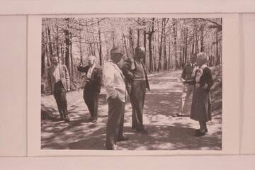 Zee Grant, Dock Marston, Frank Masland, John Doerr and Mary Abbott; King's Gap