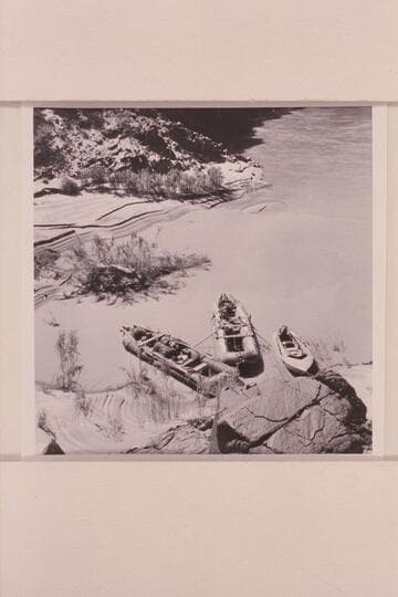 The two boloney boats and the glass outboard boat.  Separation Canyon