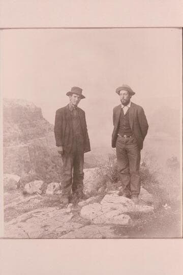 Monett and Russell at the Rim of Grand Canyon