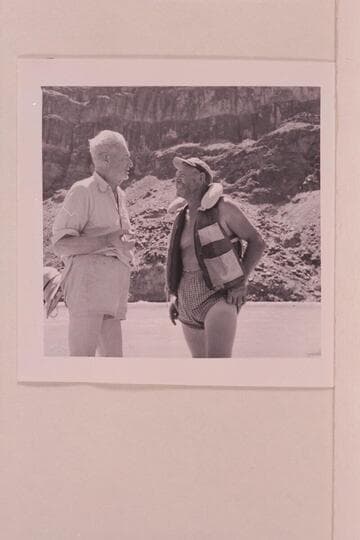 Joe Desloge and Rod Sanderson talk it over near Mile 185