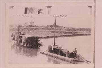 Gasoline-propelled "Zarissa" with stern wheel at Needles