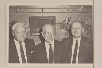 The Sheriff of the "Westerners", Dock Marston and Jim Algar; meeting of the "Westerners" in Los Angeles