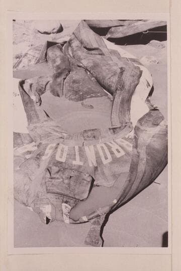 Bus Hatch's boloney, "Brontosaur," left at Bright Angel Creek in 1957 after running from Lees Ferry in the search for Billingsley