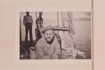 Buzz Holmstrom at boat dock in Boulder City