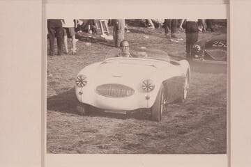 The Mull racing Jags.  Watkins Glen, New York