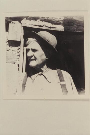 Bert Loper at the door of The Hermitage