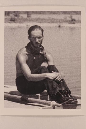 Chester Klevin. Boat dock at Lake Mead