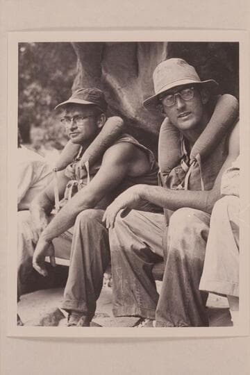 Lug Larsen and AK Reynolds.  Triplett Falls; Canyon of Lodore.  Both made the Grand Canyon traverse in 1954