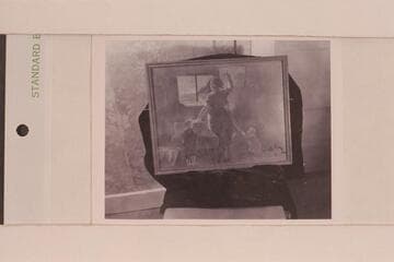 Painting by Frances Holmstrom which she calls a self-portrait