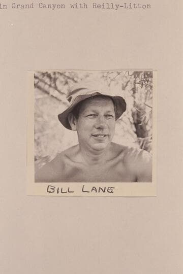 Bill Lane.  1962 in Grand Canyon with Reilly-Litton