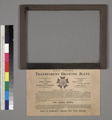 The Cross Transparent Drawing Slate