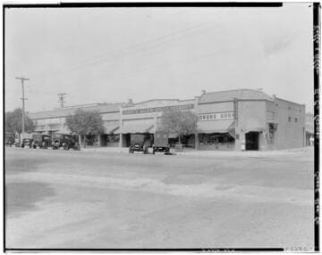 Northeast corner of Allen and Villa, Pasadena. 1926