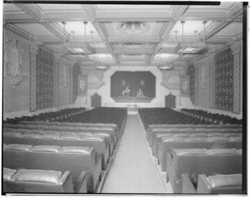 Strand Theatre, interior view, 340 East Colorado, Pasadena. 1924