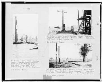 P4 - Pumping Plants - page 12 of Laws Book. three copy prints of Pumping Plant customer