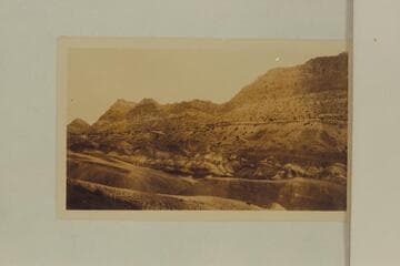 Echo Cliffs at Cedar Ridge. From Freeman collection. Probably photographed when en route to the Glen Canyon junket in 1922, Sep