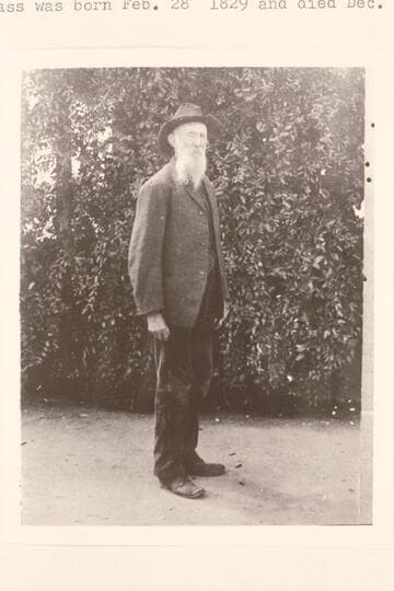 Octavius Decatur Gass. Gass was born 1829, Feb. 28 and died 1924, Dec. 10